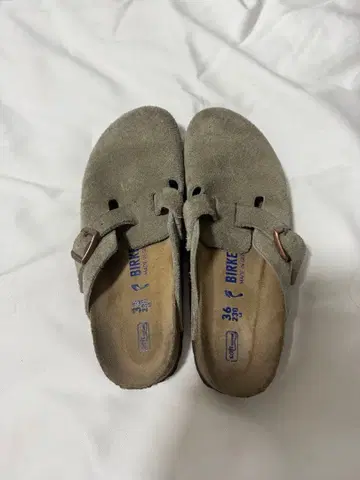 BIRKENSTOCK 보스턴 스웨이드 샌들 36