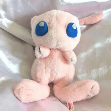 포켓몬 뮤 봉제 인형 TOMY 빨간색 택 초기 레어 희귀