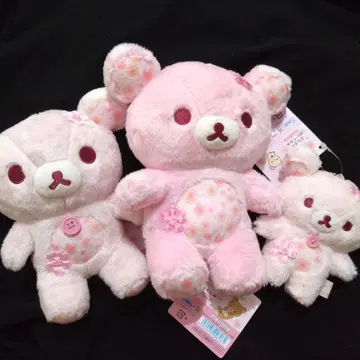 리락쿠마 코리락쿠마 벚꽃 봉제 인형 3종 세트