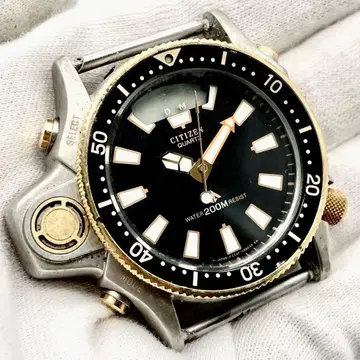 CITIZEN 프로마스터 시계 데프스미터 200M 다이버 작동 불가