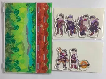 오소마츠 6쌍둥이 보물 헌터 아크릴 디오라마 6쌍둥이
