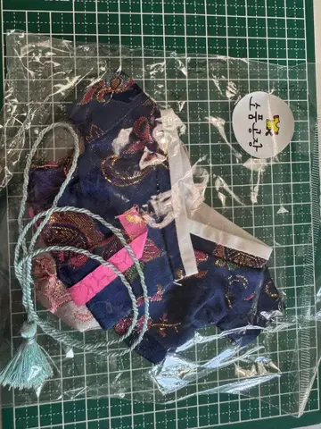 15cm 인형 의류 한복 상하의 세트