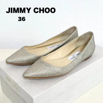 [ 인기 ] JIMMY CHOO 펌프스 글리터 스틸레토 라메 36