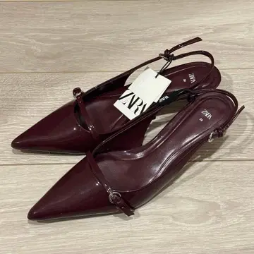 ZARA 슬링백 슈즈 39