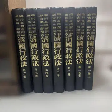 청국 행정법 전 7권 임시 대만 구관 조사회 제1부 보고서 jv-0018