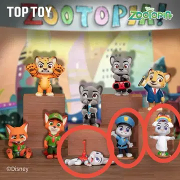 TOP TOY 주토피아 피규어 3종 세트 (시크릿 포함)