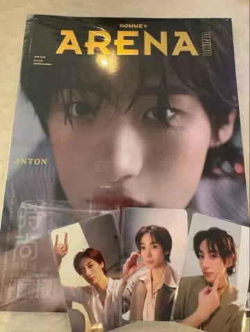 ARENA HOMME+ CHINA 앤톤 트레이딩 카드 포함