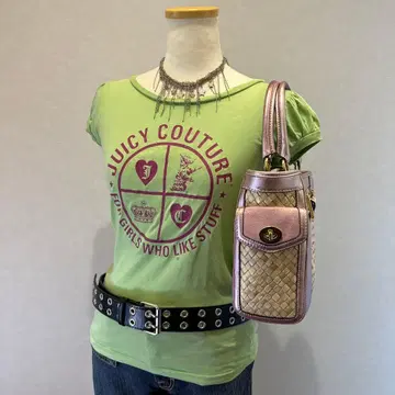 Juicy Couture archive puff sleeve Tshirt