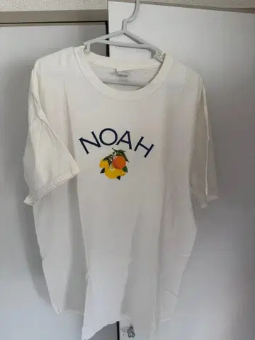 NOAH 후르츠 프린트 T셔츠 화이트