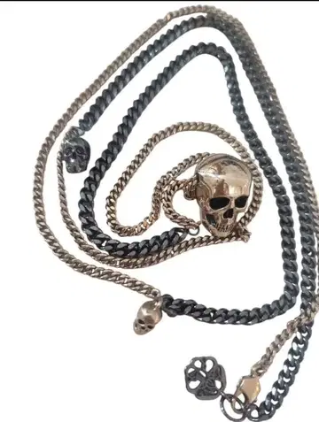 Alexander McQueen 스컬 목걸이 이탈리아제 부속품 포함
