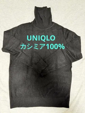 [새상품급] UNIQLO 유니클로 캐시미어 100% 터틀넥