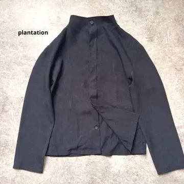 [ 새상품급 ] plantation 플랜테이션 셔츠 2way 린넨 혼방
