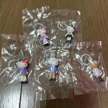 헬로키티 미니 피규어 키링 5종 세트