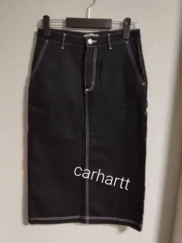 새상품급 carhartt 블랙 데님 스커트 타이트 스커트