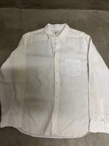 J.CREW 린넨 셔츠 화이트 긴팔 L