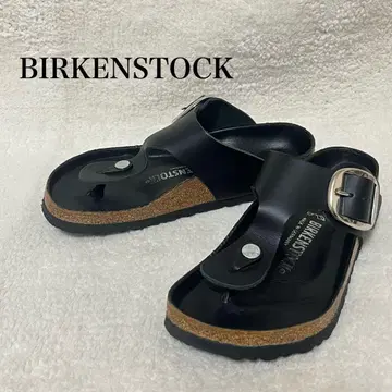 [BIRKENSTOCK] GIZEH 샌들 블랙 버클