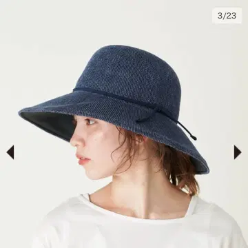 SUN BARRER100 완전 차광 린넨 서모 햇