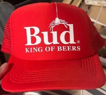 오와 씨 착용 Budweiser 버드와이저 트래커 캡