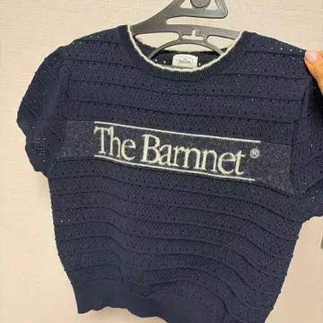 더바넷 반팔니트 Helen Logo Jacquard Knit Top | 브랜드 중고거래