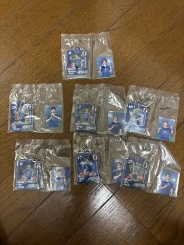 축구 일본 대표 아크릴 키링 7종 세트