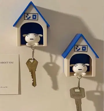 짱구는 못말려(크레용 신짱) 시로 키링 키 수납 벽걸이 키 행거