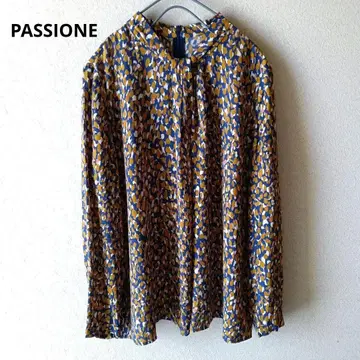 PASSIONE 파시오네 블라우스 리버티 스탠드 카라 루즈핏