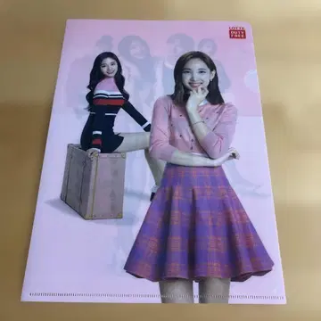 TWICE LOTTE DUTY FREE 클리어 파일 2장 세트