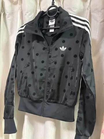 adidas 새틴 도트 트랙탑 트랙 자켓 저지 도트