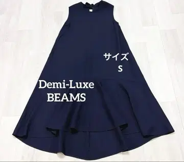 새상품급 Demi-LuxeBEAMS 피쉬테일 리본 포함 원피스