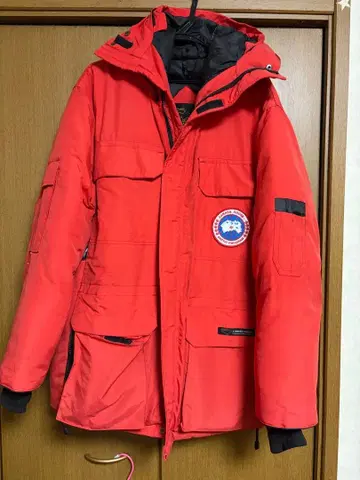 CANADA GOOSE 다운 자켓 레드 XS