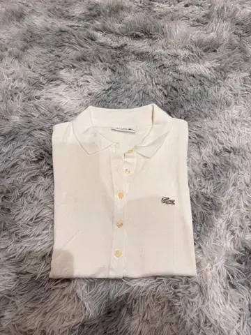 LACOSTE 라코스테 반팔 피케 셔츠 화이트