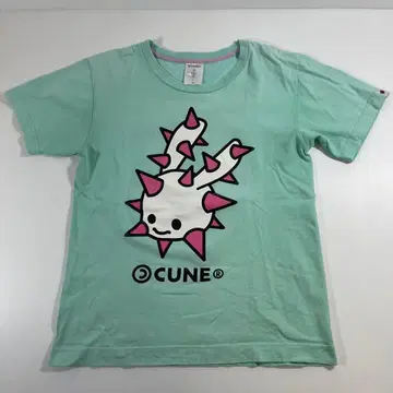 CUNE 큔 티셔츠 가시 가시 토끼 민트 그린 size S