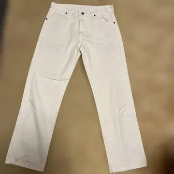 Wrangler 화이트 데님 팬츠
