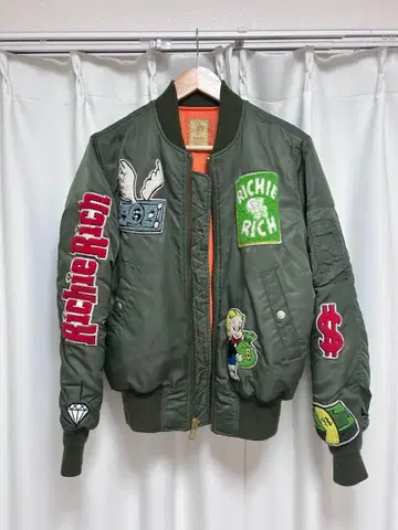 JOYRICH 조이리치 Richie Rich MA-1 플라이트 재킷