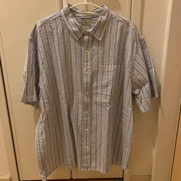 L.L.Bean 엘엘빈 스트라이프 반팔 셔츠