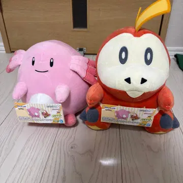 포켓몬 봉제 인형 럭키 뜨아거(호게타) 2개 세트