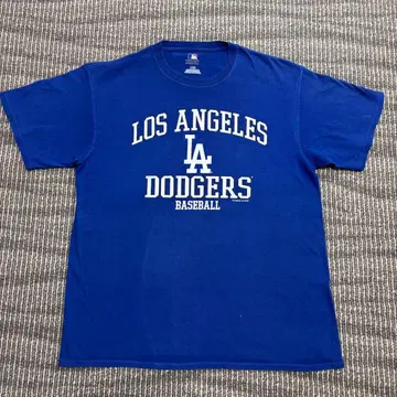 다저스 MLB 로스앤젤레스 다저스 T셔츠 블루 L