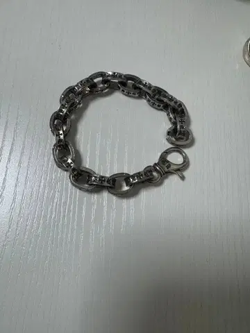 실버 925 페이퍼 체인 팔찌