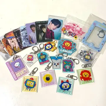 TREASURE TRUZ 트레이딩 카드 키링 묶음 판매
