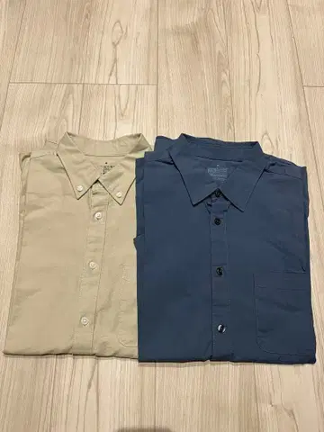 MUJI 무인양품 반팔 셔츠 2장 세트 M 사이즈