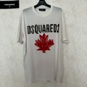 XL 사이즈 DSQUARED2 SnowMan 라울 착용 메이플 티셔츠