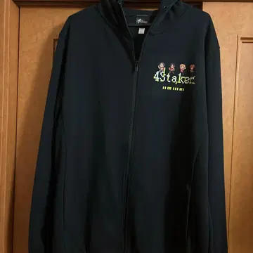 4staker 집업 후디 블랙