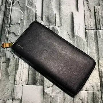 Paul Smith 폴스미스 장지갑 라운드 지퍼 블랙 가죽