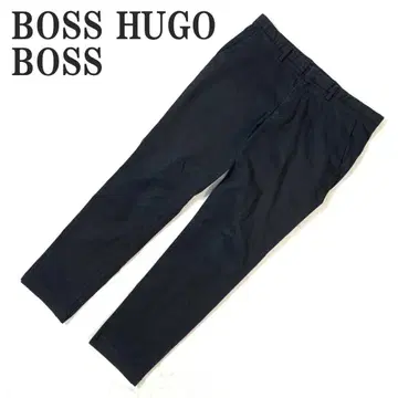 보스 휴고보스 치노 팬츠 블랙 코튼 US34R C6271
