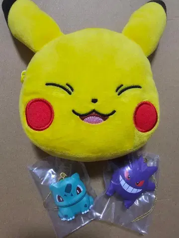 포켓몬 피카츄 파우치 이상해씨 팬텀 키링