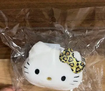 키티 레오파드 무늬 코인 케이스 미니 키링 정품