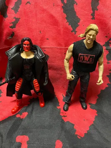 nWo 울프 팩 피규어 1 스팅, 내쉬 리더 콤비! WCWWWE