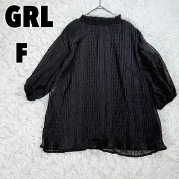 GRL 그레일 도비 도트 블라우스 [on026]