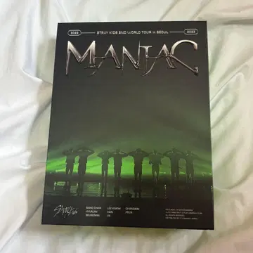 Stray Kids MANIAC 서울 콘서트 DVD 트레이딩 카드 포함
