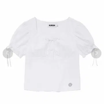 KIRSH RIBBON SHIRRING SHORT SLEEVE 블라우스